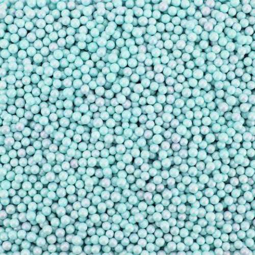 Light Blue Sugar Pearls - Click Image to Close